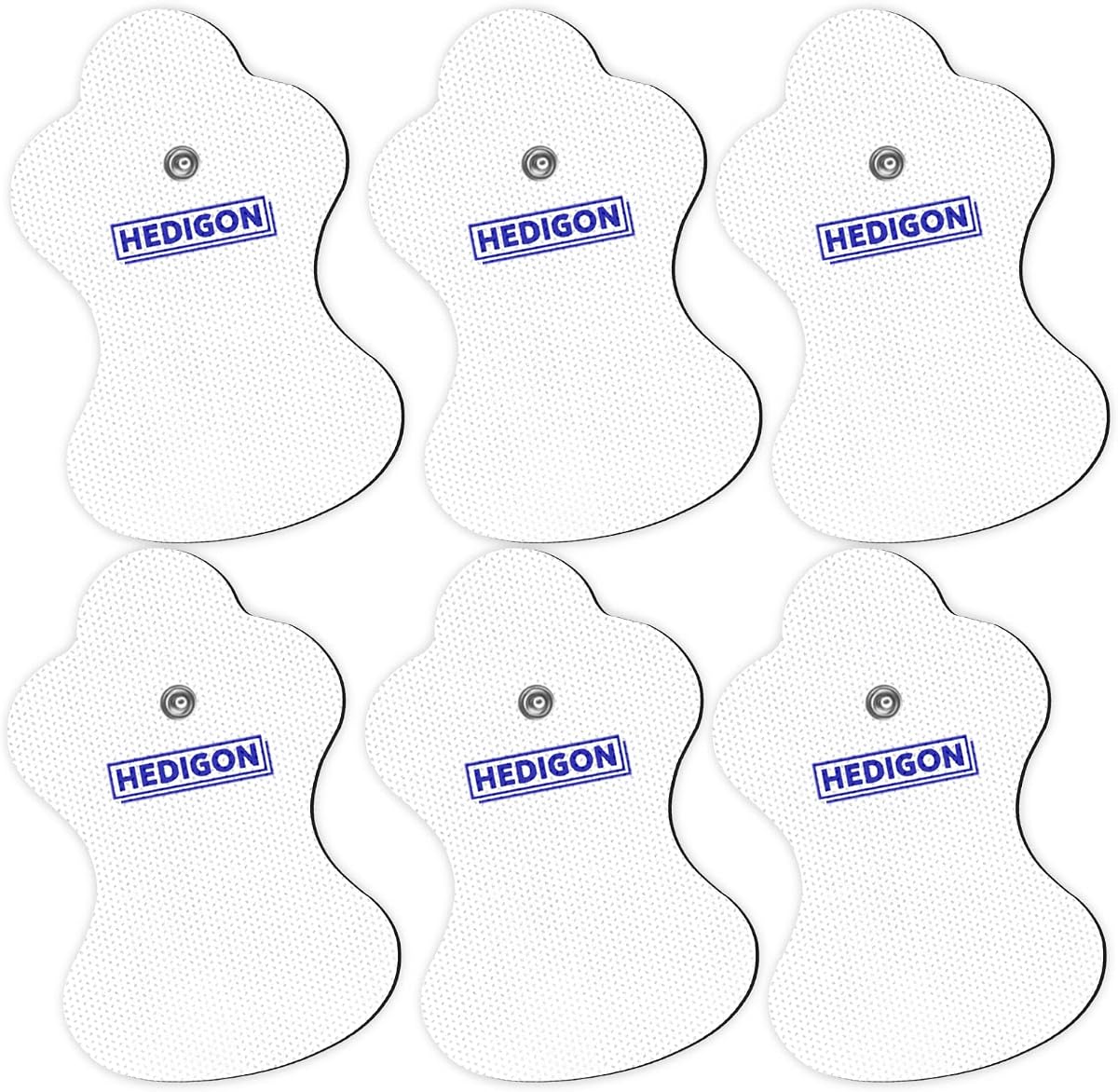 Electrodes pad Compatible with Omron Tens Unit Replacement Pads(6PCS) | 3-Pairs Durable Electrotherapy Pads for Pain Relief Reusable
