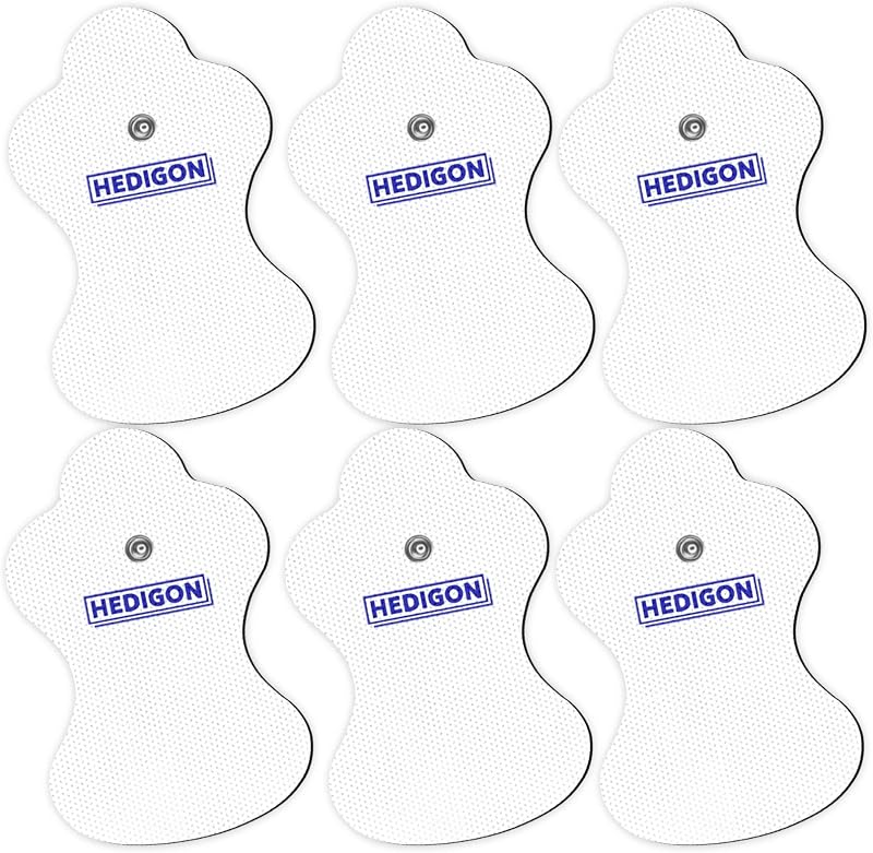 Electrodes pad Compatible with Omron Tens Unit Replacement Pads（6PCS） | 3-Pairs Durable Electrotherapy Pads for Pain Relief Reusable
