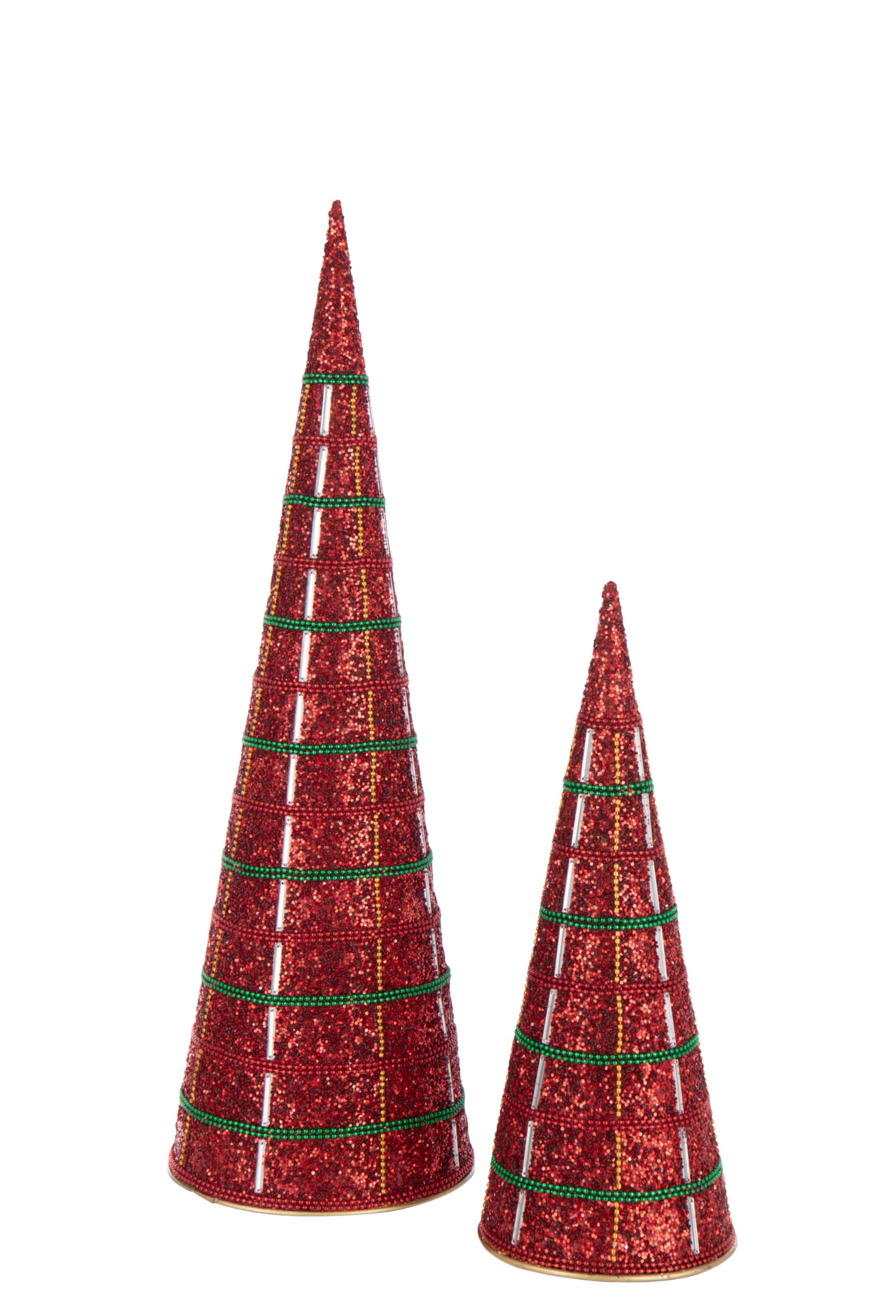 Suspension sapin Noël perles J-Line souvenirs de famille