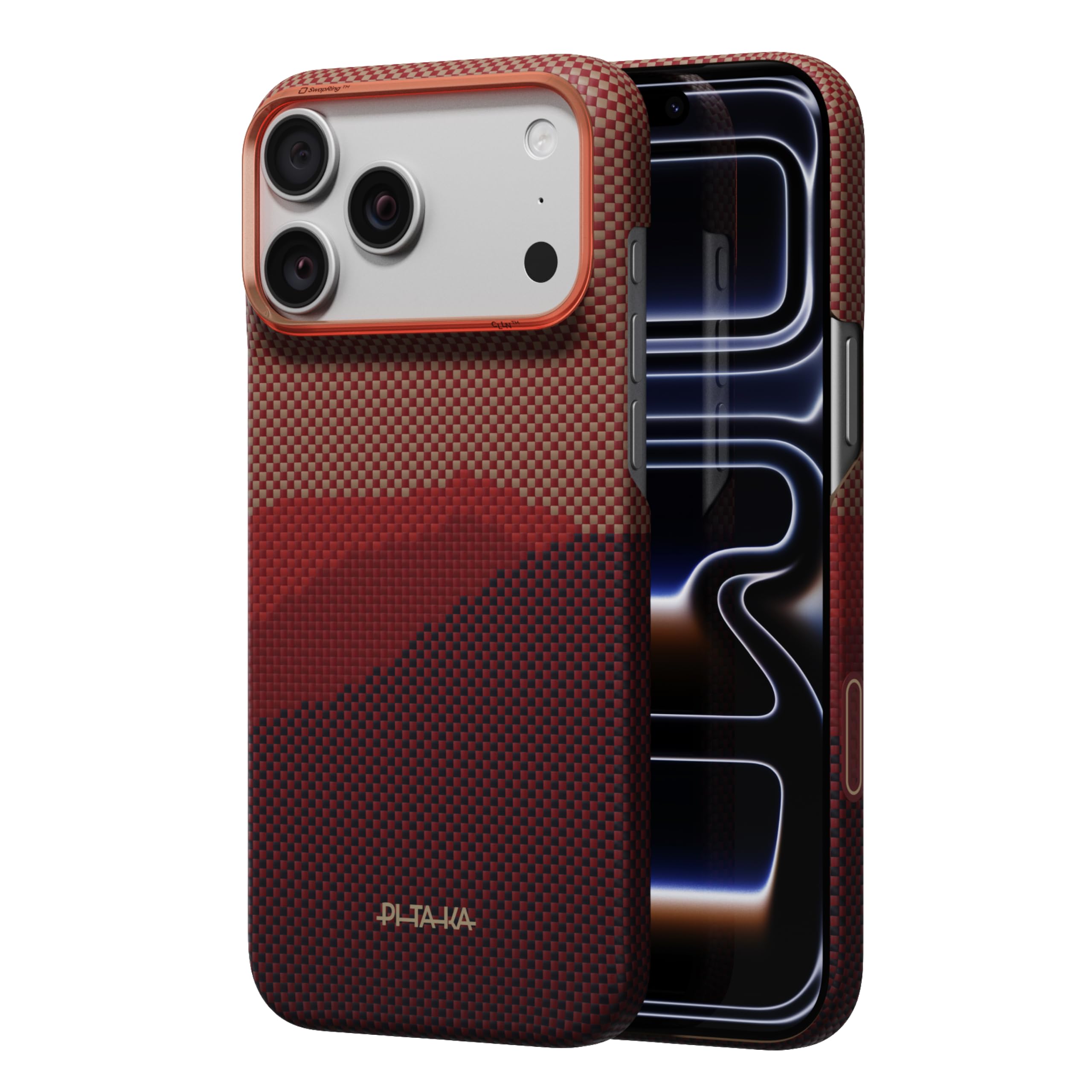 pitaka for iPhone 18 Pro Max Case 6.9", Caseless Feeling, Autumn Dusk Global Recycled Standard Global Recycled Standard Global Recycled Standard