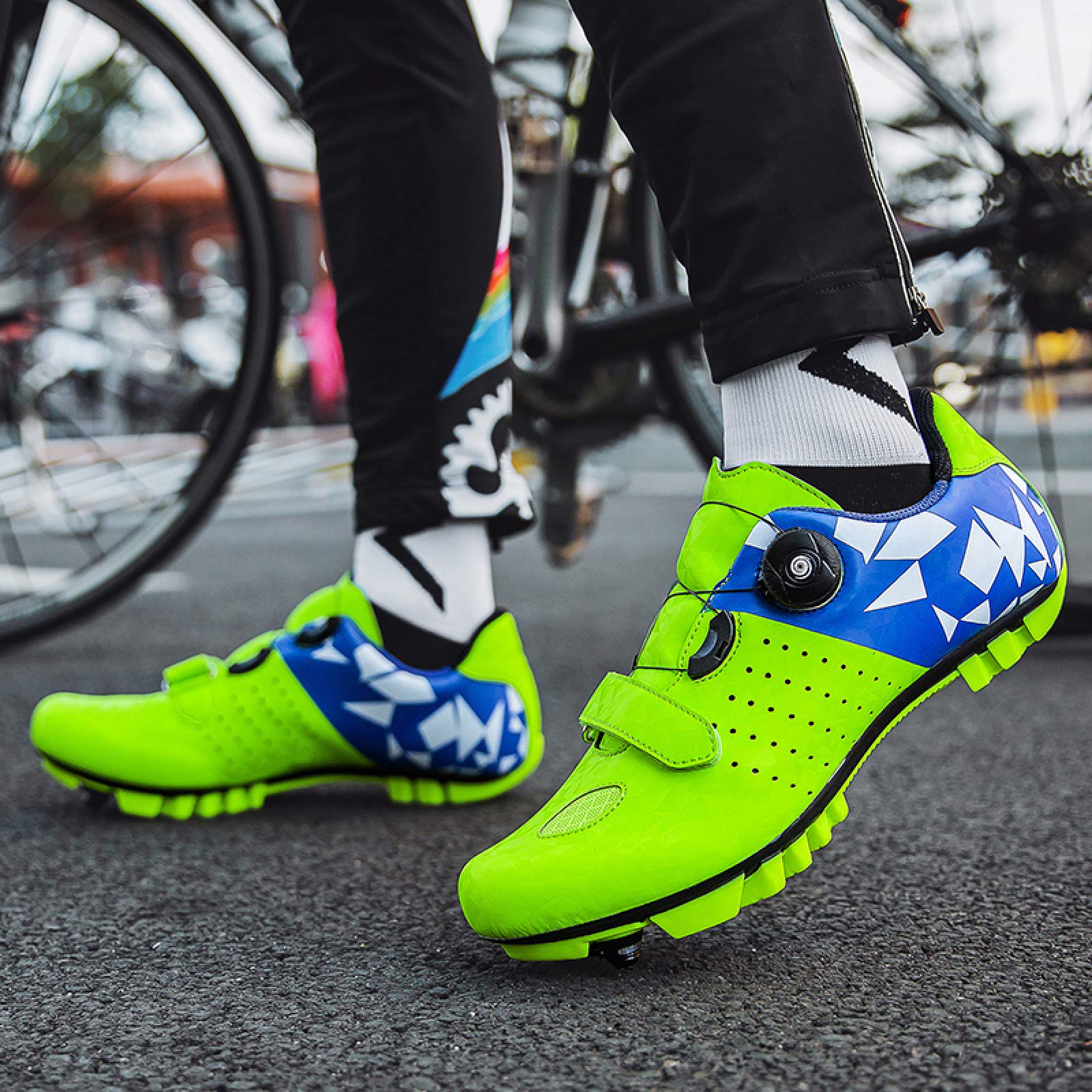 Zapatillas Spinning Mujer Calzado De Ciclismo Para Hombre, Calzado