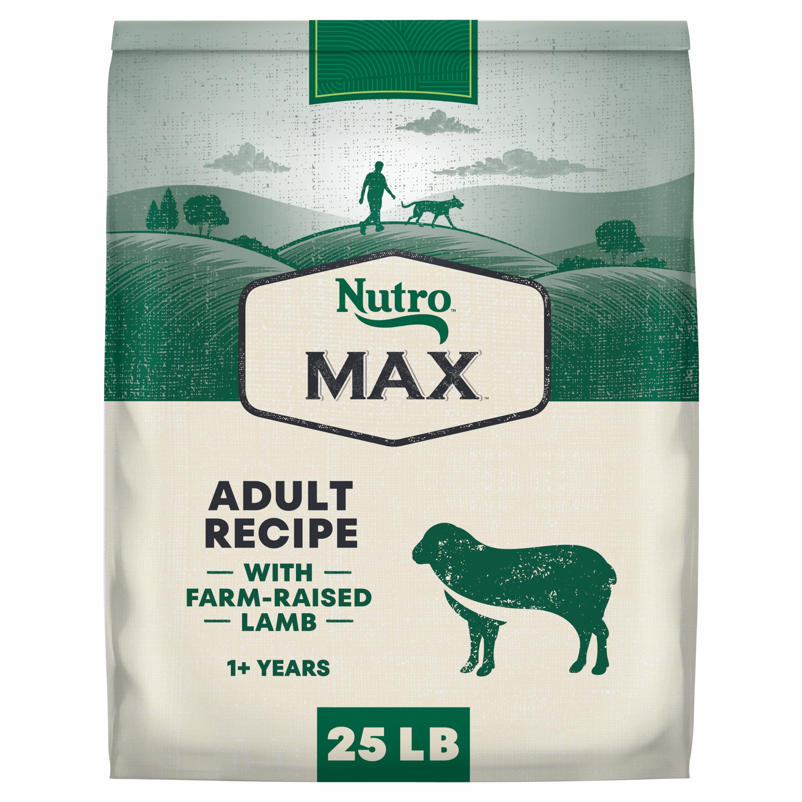 Nutro Max Adult Recipe Dry Dog Food Farm-Raised Lamb