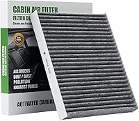 Vista 1 de Filtro de aire de cabina 6021C (CF11176) con carbón activado compatible con Ford Explorer Flex Taurus Police Interceptor Sedan 2011-2019.