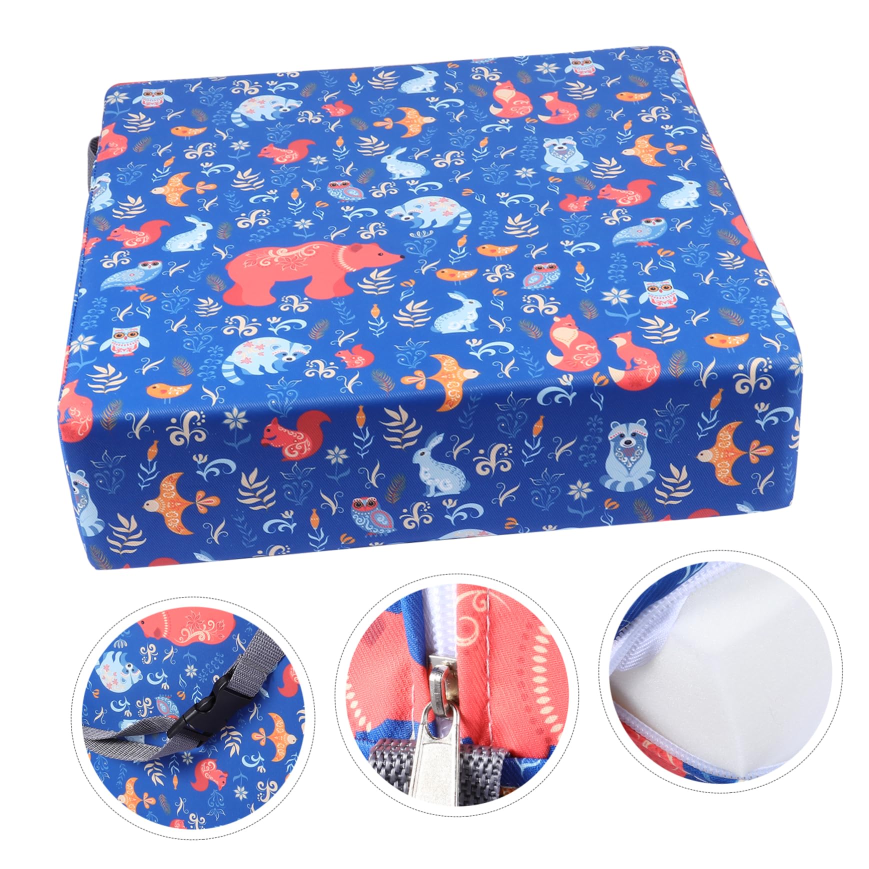 ibasenice 1 Pc Almohadilla elevadora para niños cojín para silla de comedor infantil Cojín de telesilla sillas de comedor aumentó refuerzo Alfombrilla para silla de comedor. almohadón bebé