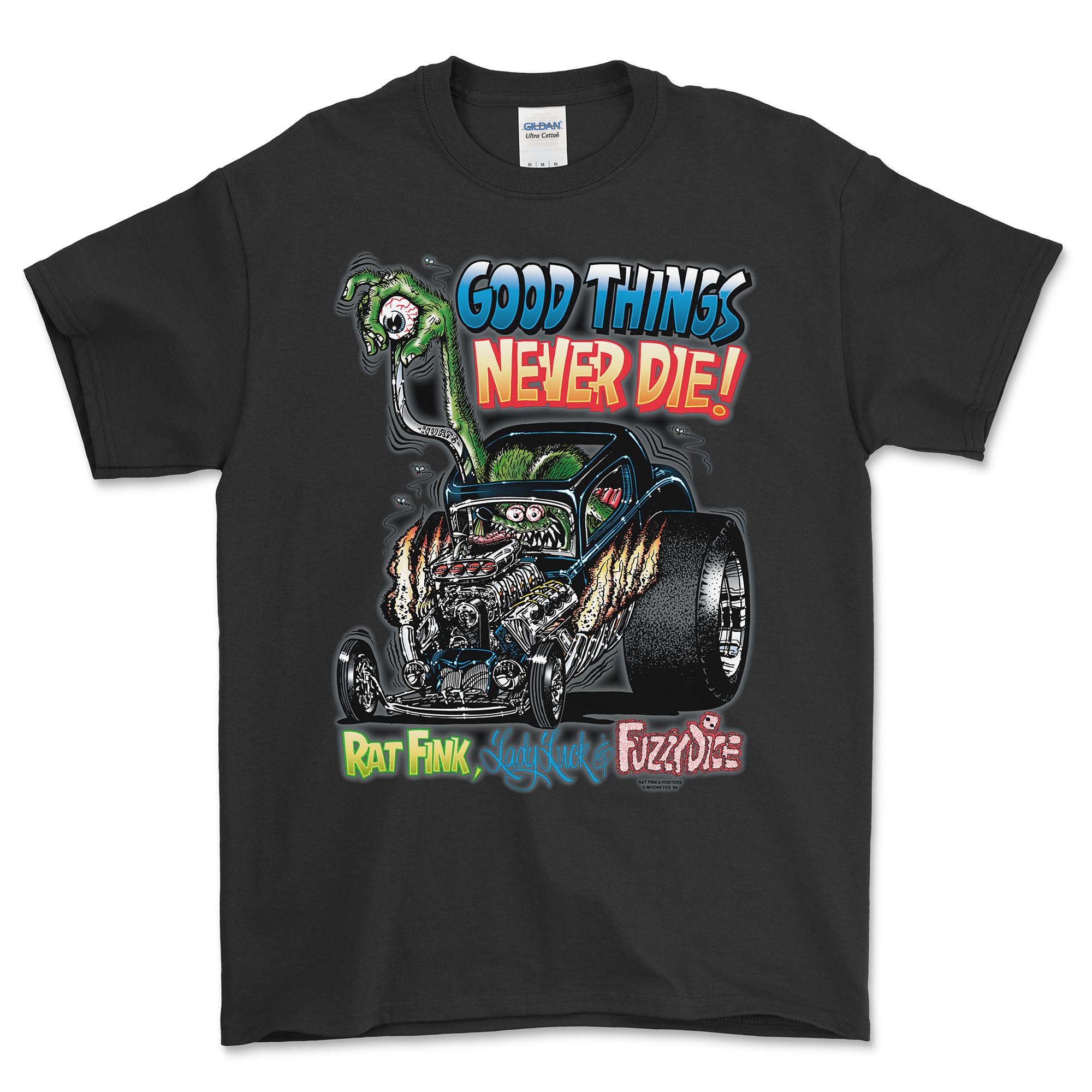 I Dont Give A Rats Ass Tshirt 8122XL Ed Roth/ Good Things Never