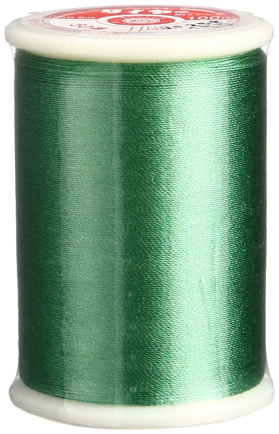 Superior Threads Tire Silk #50 3-Ply 50-Weight High Sheen Silk Embroidery Quilting Sewing Thread - 109 Yard Spool (#153 Tonic &amp; Lime)