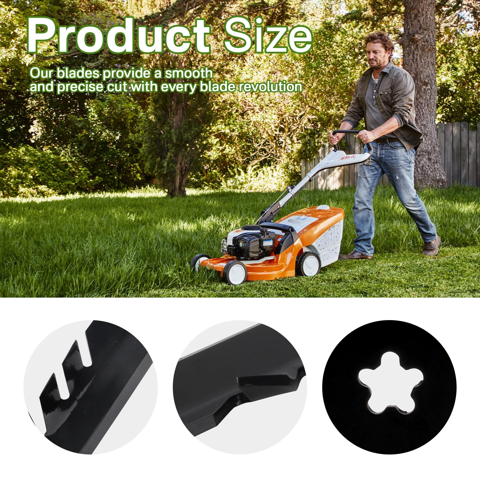 Amazon.com : superbobi 3 Pack 95-605 Gator G3 Mulching Lawn Mower