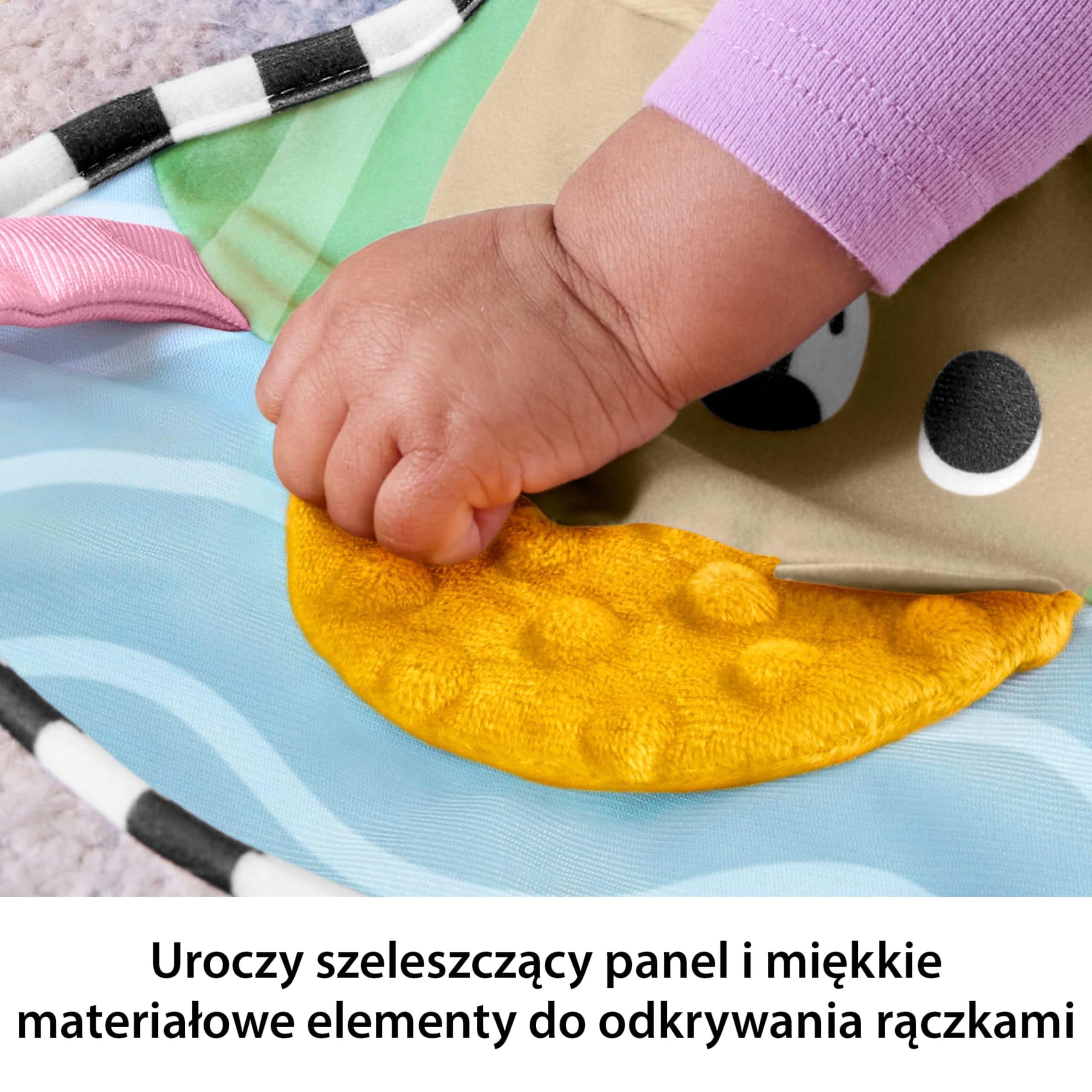 Fisher-Price Sensory Adventures Klin do zabawy na brzuszku