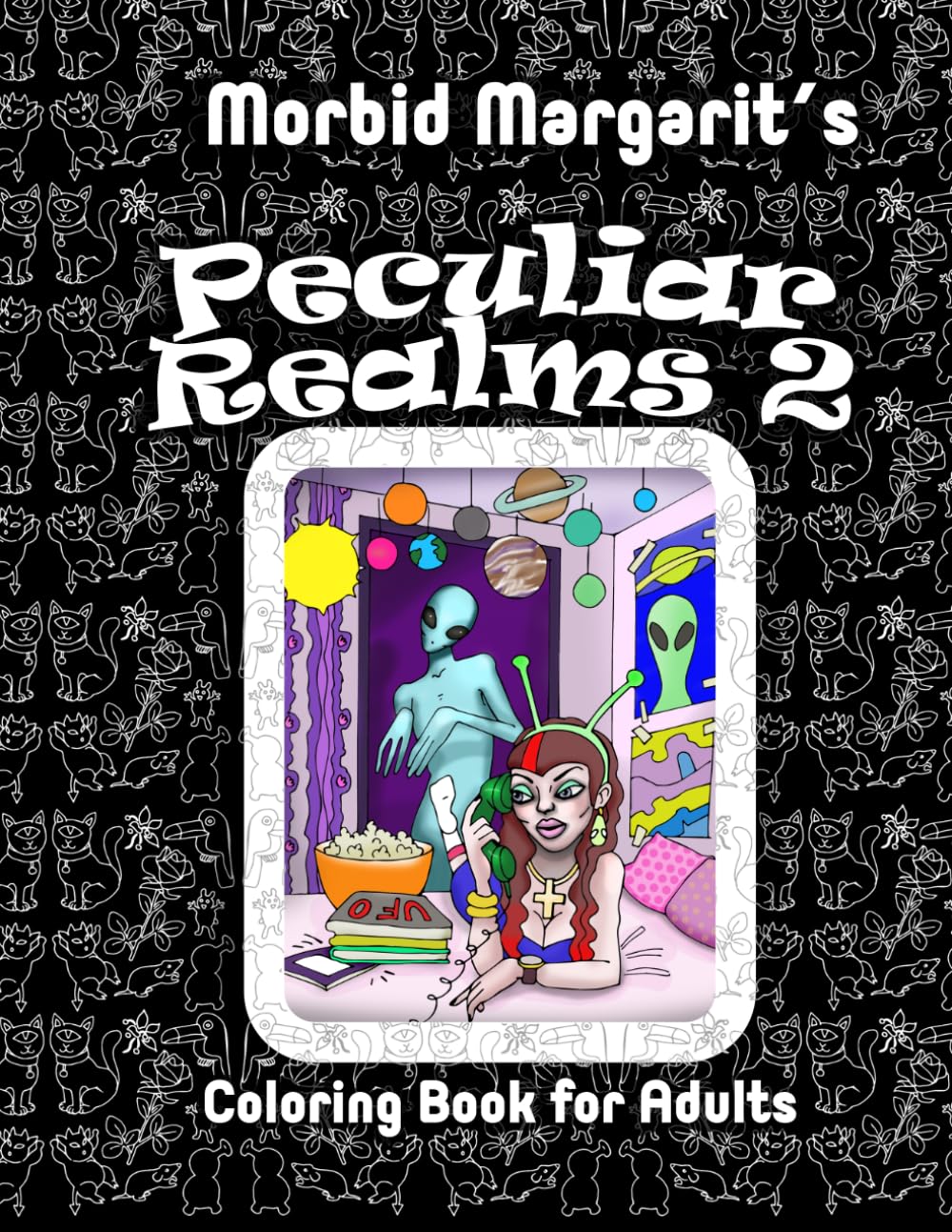 Peculiar Realms 2: Coloring Book for Adults