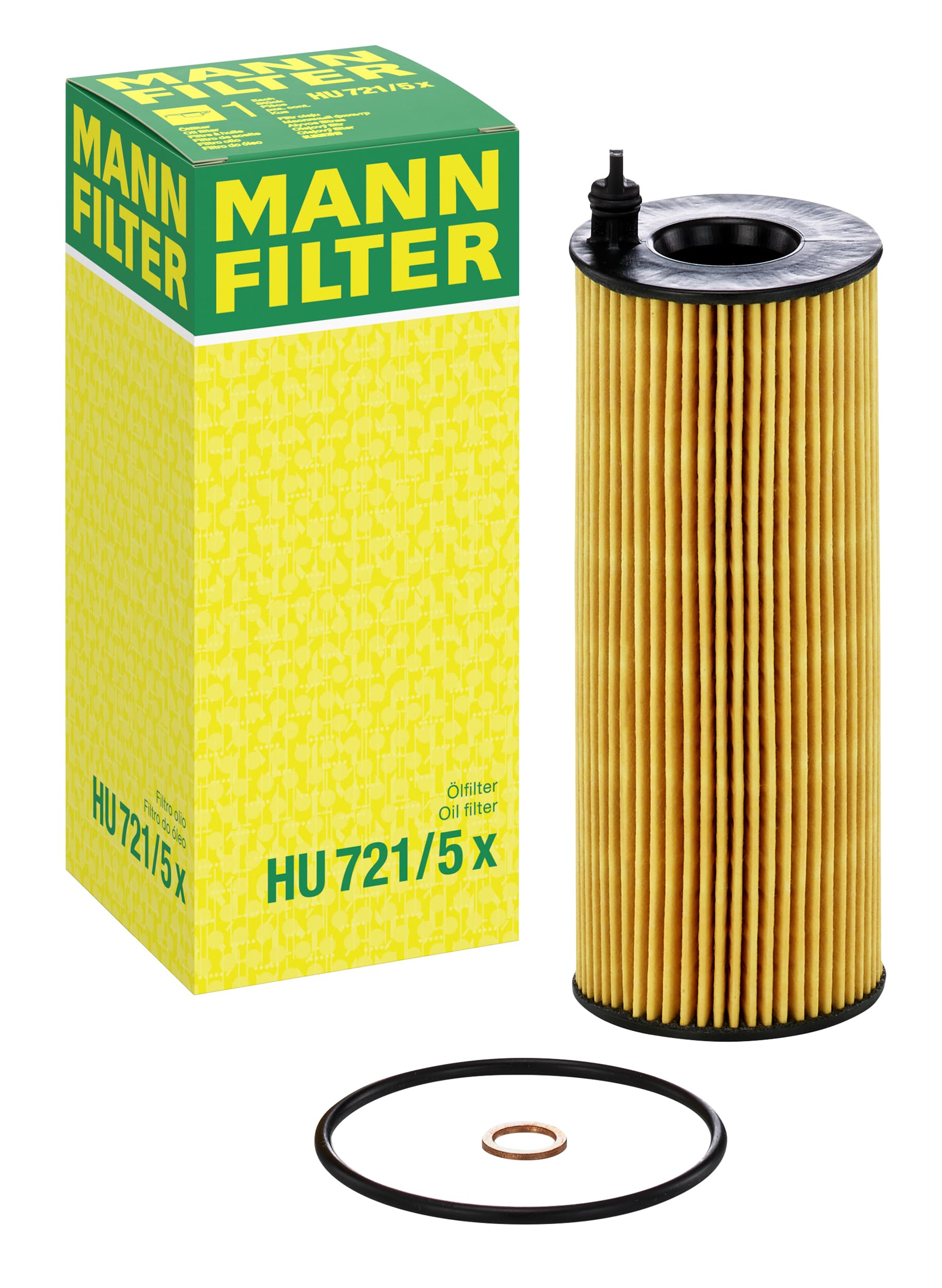MANN-FILTER HU 721/5 x Oil Filter for Car