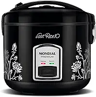 Panela Elétrica de Arroz, Mondial, Preto, 700W, 220V - PE-44-10X