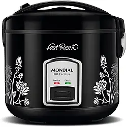 MONDIAL Panela Elétrica de Arroz, Preto, 700W, 220V - PE-44-10X