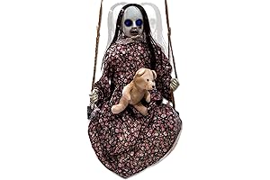 4.5ft Halloween Hanging Swinging Doll