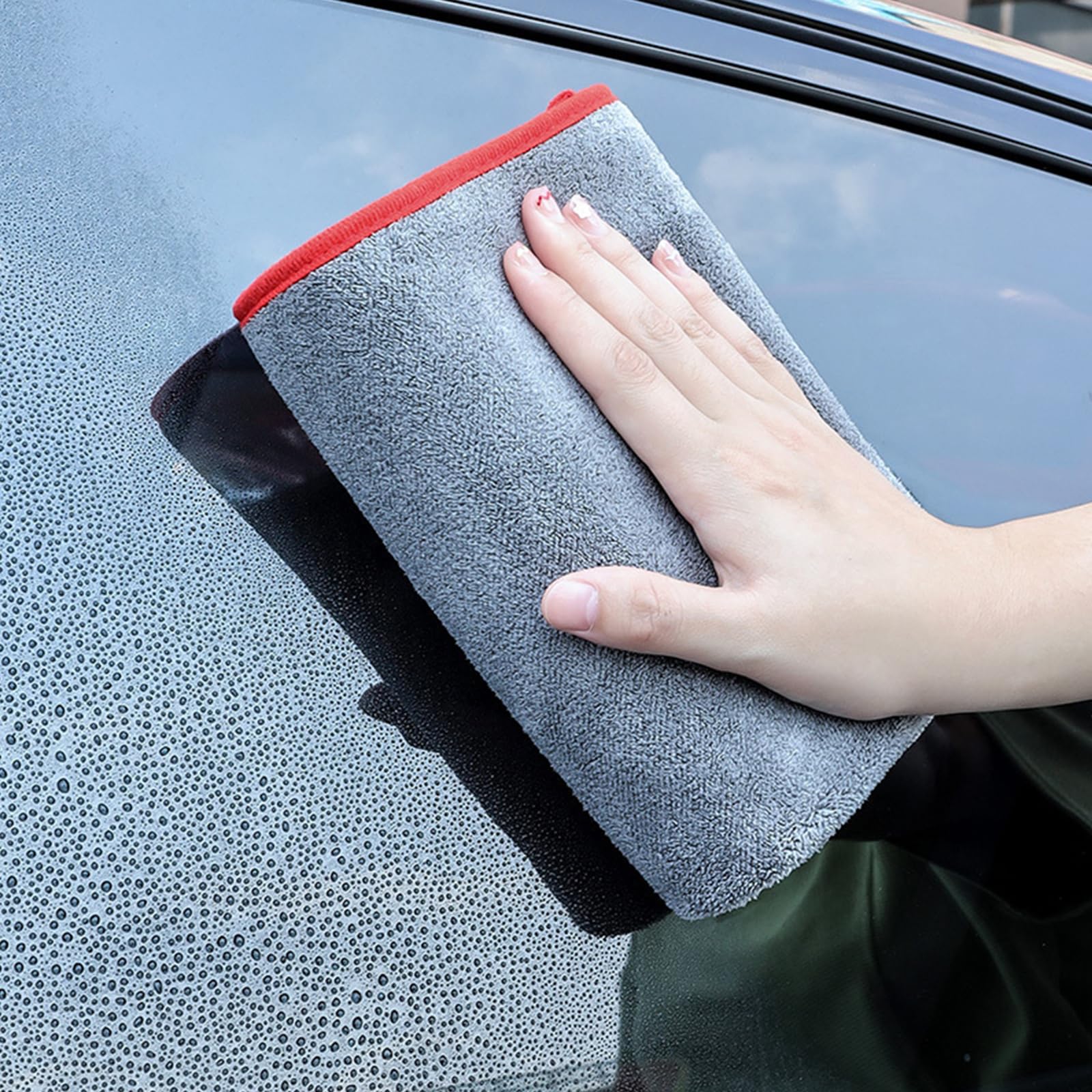 Paños Limpieza Coches, Paño Secado Coches, Paño Microfibra,Pulido Cuidado,Limpieza Ventanas,Microfibra Cuidado, Ultra Absorbente, Sin Pelusa,60 * 180cm*2PCS