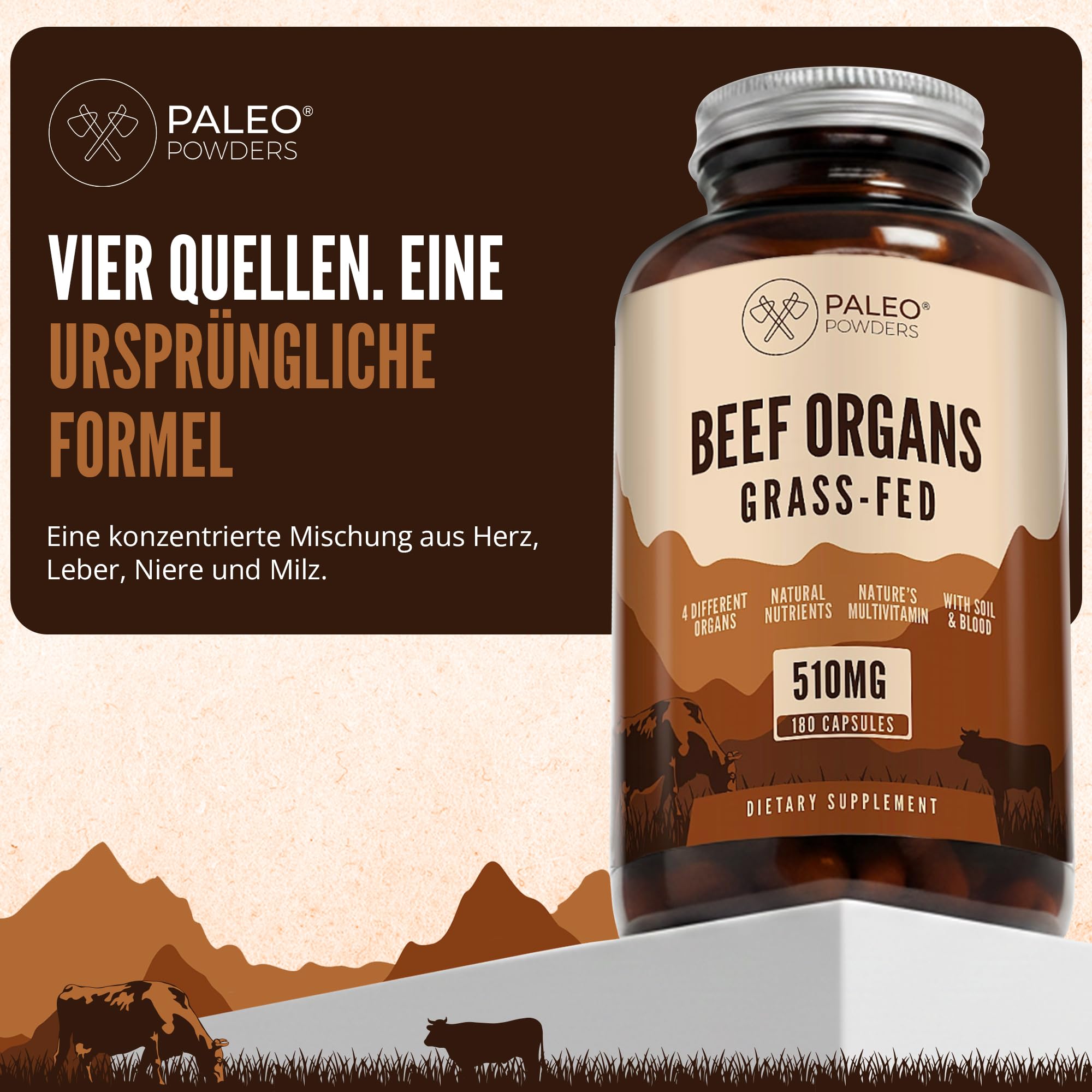 Complexe d'Organes de Bœuf, 180 Gélules