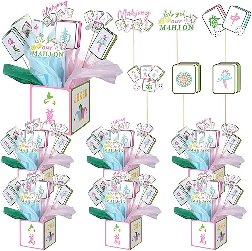 Miniatura 11 de Juego de 6 Centros de Mesa para Fiestas de los Años 90 Incluye Palos de Centro de Mesa de Cubo de Cinta de Casete Decoraciones Superiores de Mesa