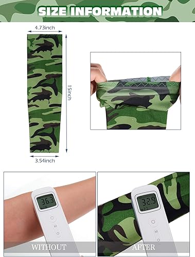 Miniatura 3 de 10 pares de mangas de protección solar para el brazo de compresión deportiva para baloncesto correr ciclismo golf Color básico, Color elegante.,
