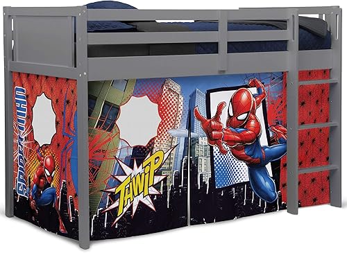Miniatura 7 de Spider-Man - Juego de cortinas para cama baja individual (cama se vende por separado) Delta Children