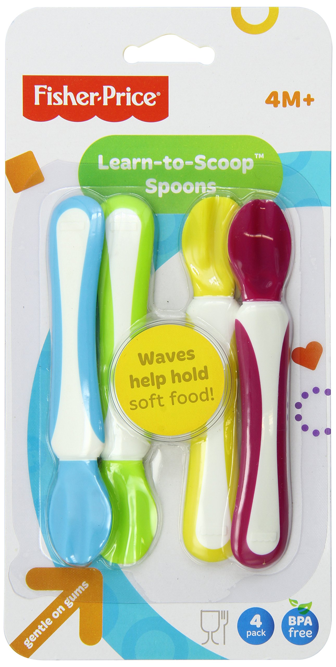 Fisher-Price 4 Count Learn to Scoop Spoon