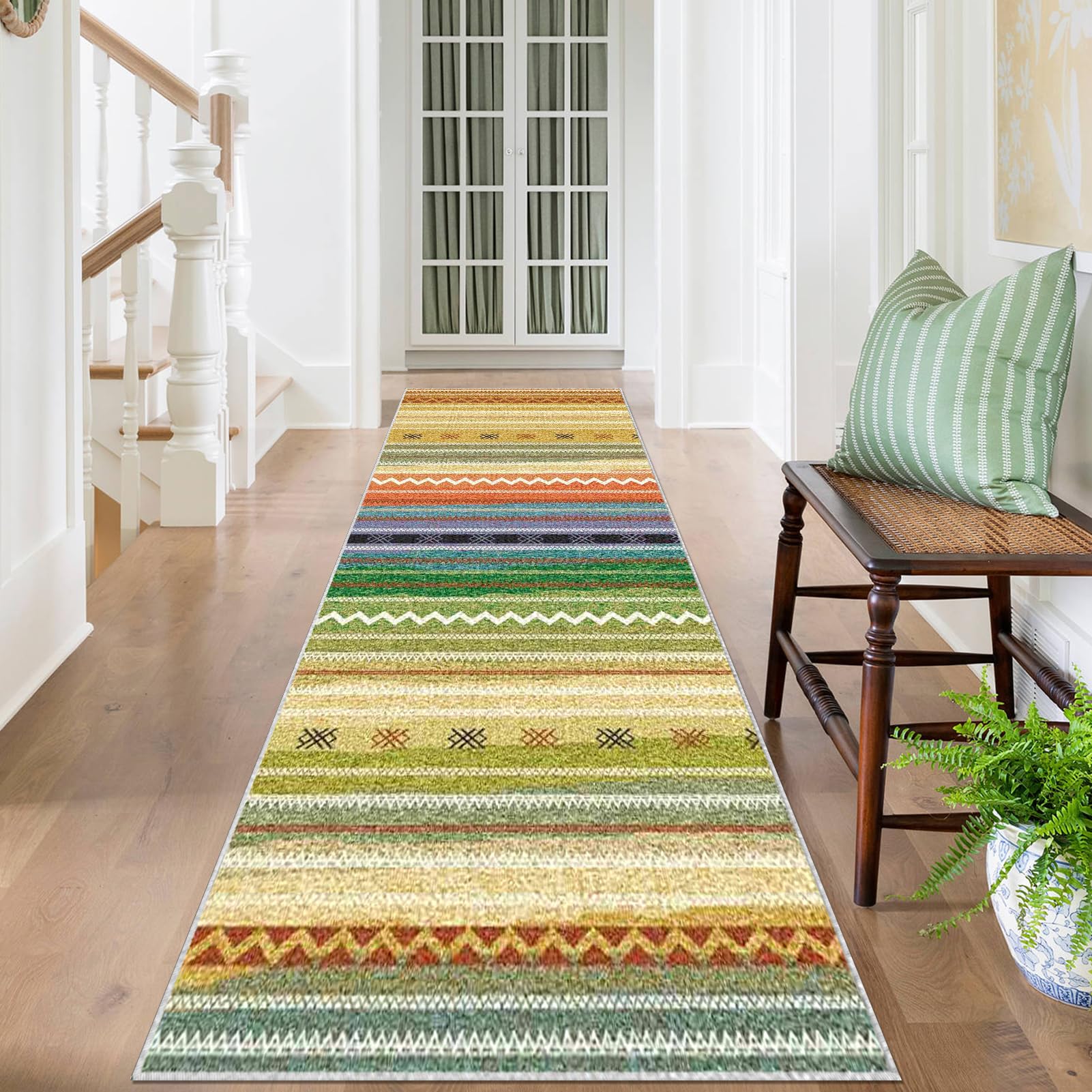 Dywan Biegacz Kuchenny Długi Dywan Runner Wejście Do Wnętrz 70 x 120 cm Chodnik Dywan Do Przejścia Kuchni Antypoślizgowy Zmywalny Dywan Chodnik Do Kuchni Wejście Sypialnia