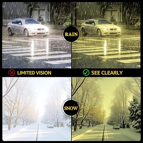 Miniatura 5 de TJUTR Lentes de visión nocturna para mujer, lentes amarillas polarizadas para conducción nocturna, antirreflejos y mejoran la visión nocturna