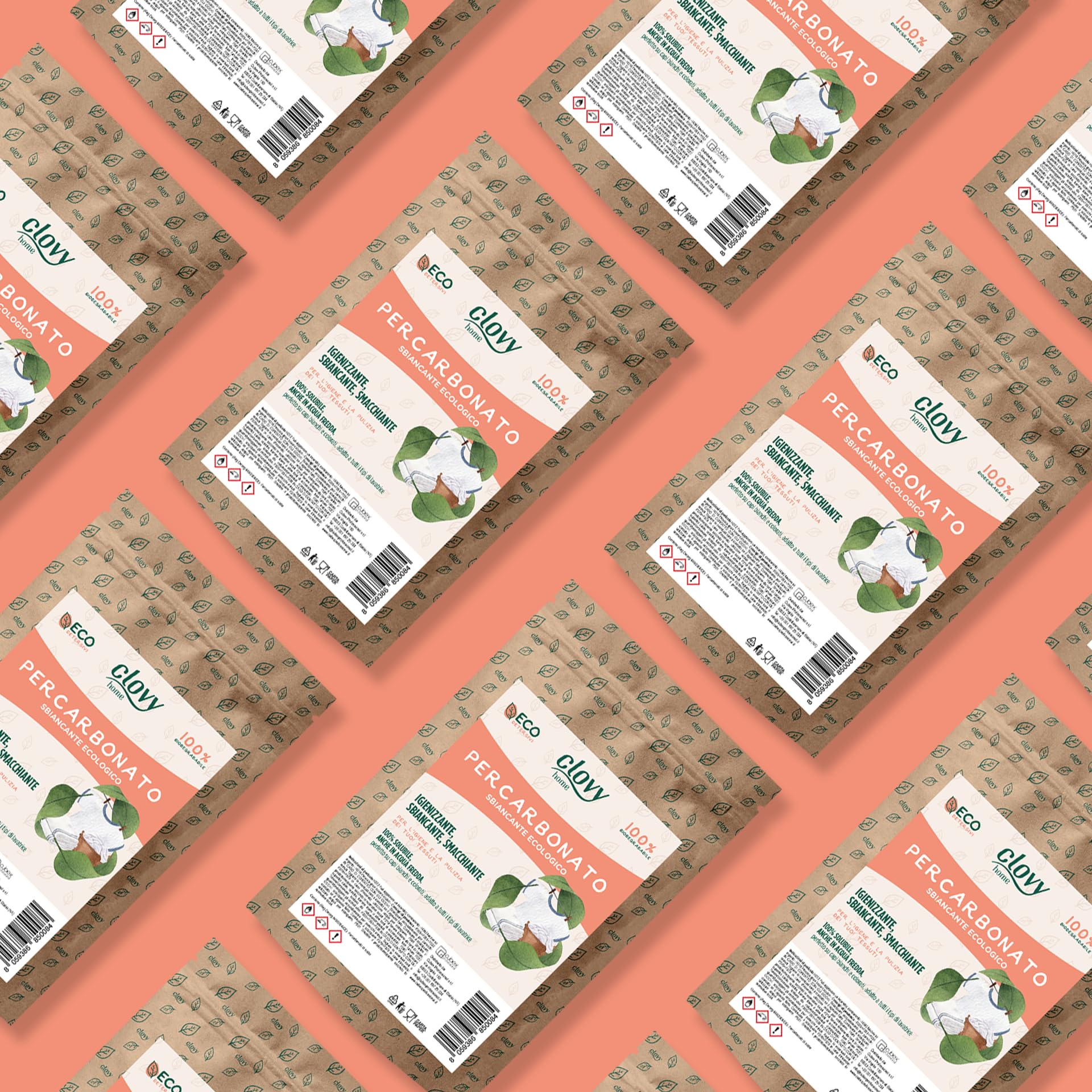 Kit Percarbonato di Sodio 4,5 kg + Acido Citrico 4,5 kg - Sbiancante Naturale, Ammorbidente - Confezionati in busta di carta Doypack “Apri e Chiudi” 100% Biodegradabile | Eco-Friendly e Made in Italy