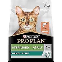 Purina Pro Plan Sterilised Renal Plus Crocchette Gatti Adulti Ricco in Salmone 3kg