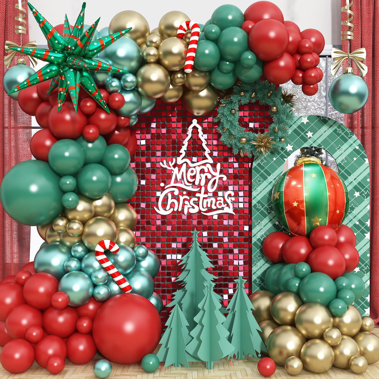 Nutcracker Christmas Balloon Arch Garland Kit