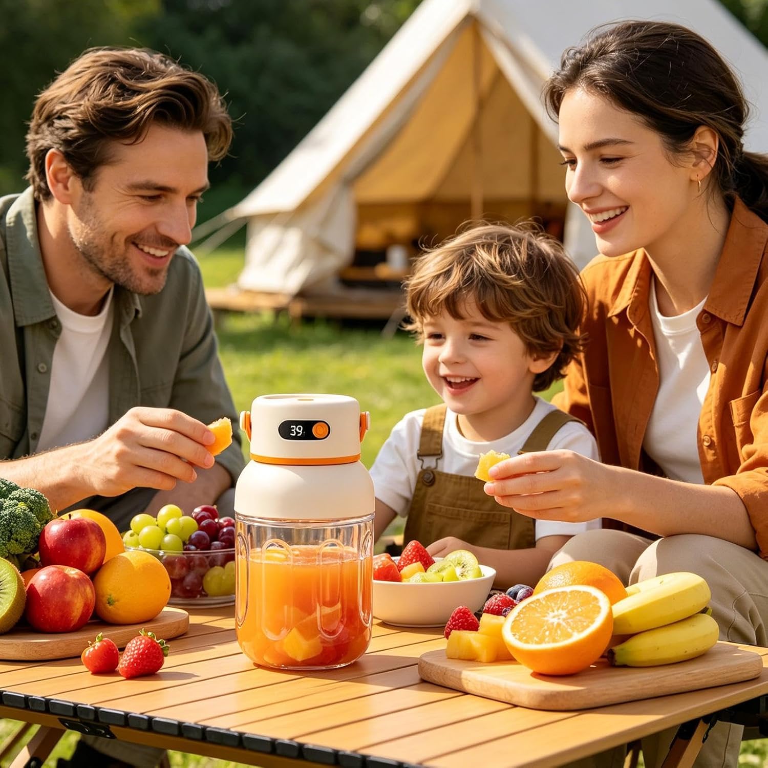 Personal Blender 1000ml USB Charging Fruit Juicer