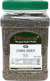 Chia Seeds – Fiber & Protein – Perfect for Smoothies, Oatmeal, Pudding, ...