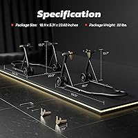 Vista 8 de SPECSTAR Soportes universales para motocicleta, capacidad de 882 libras, ruedas delanteras y traseras, combo de elevación con carrete de basculante