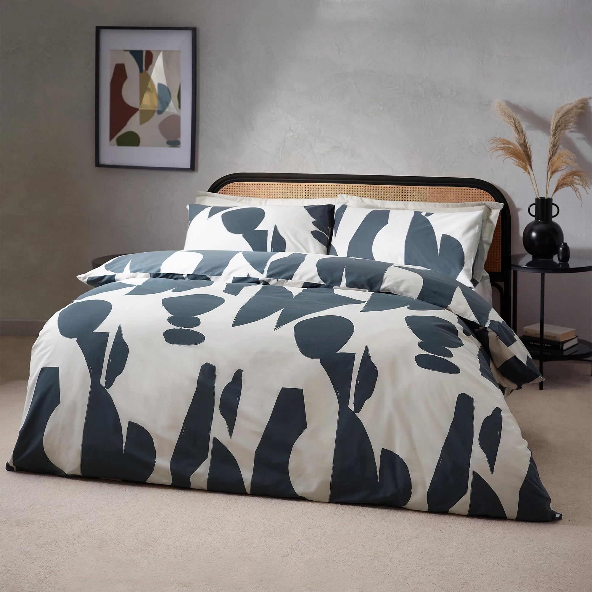 Hoem Meta Super King Dusk Abstract Geometric Duvet Set