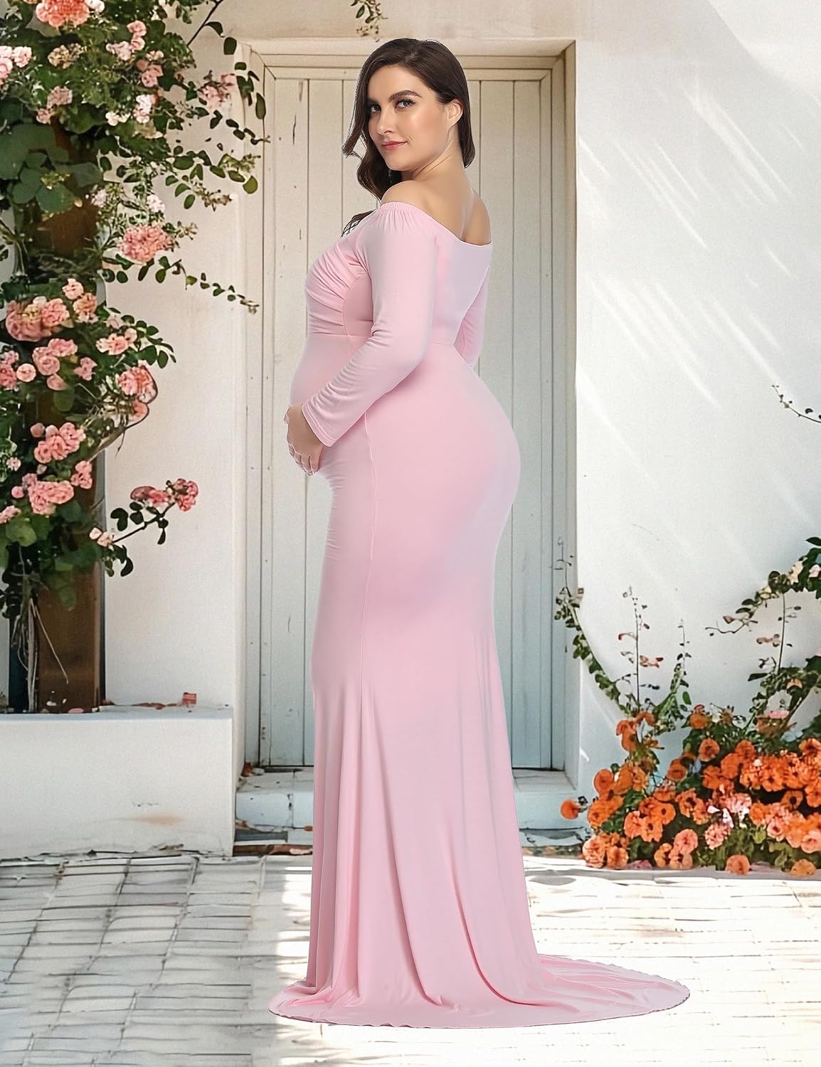 Mommy Jennie Maternity Dress for Photoshoot for Baby Shower