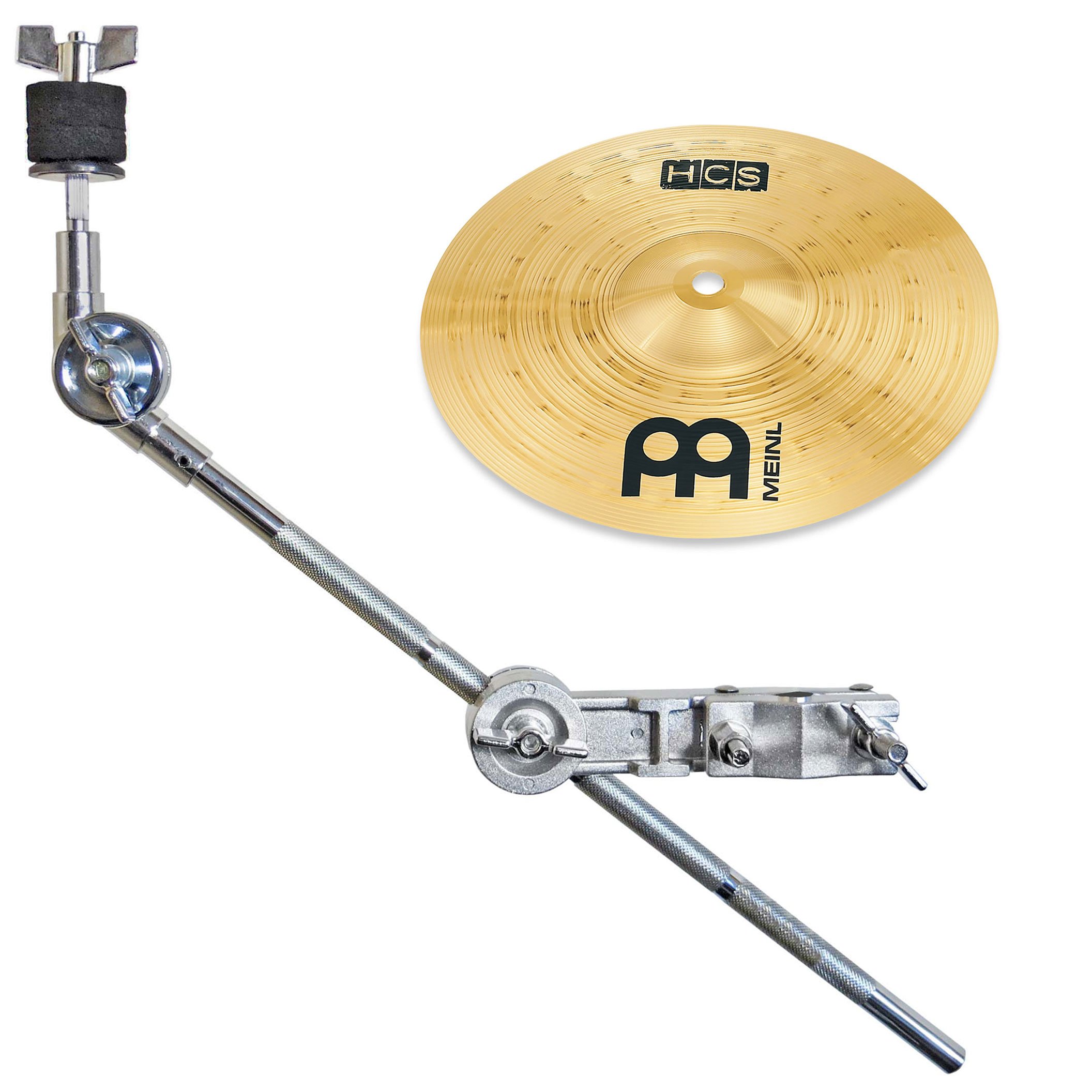 Meinl HCS 8'' Splash Becken + keepdrum HKC Galgen-Beckenarm