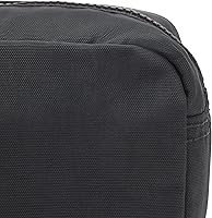 Vista 8 de Kipling Gleam - Bolsa de cosméticos de peltre metálico para mujer, Negro (Black Noir)