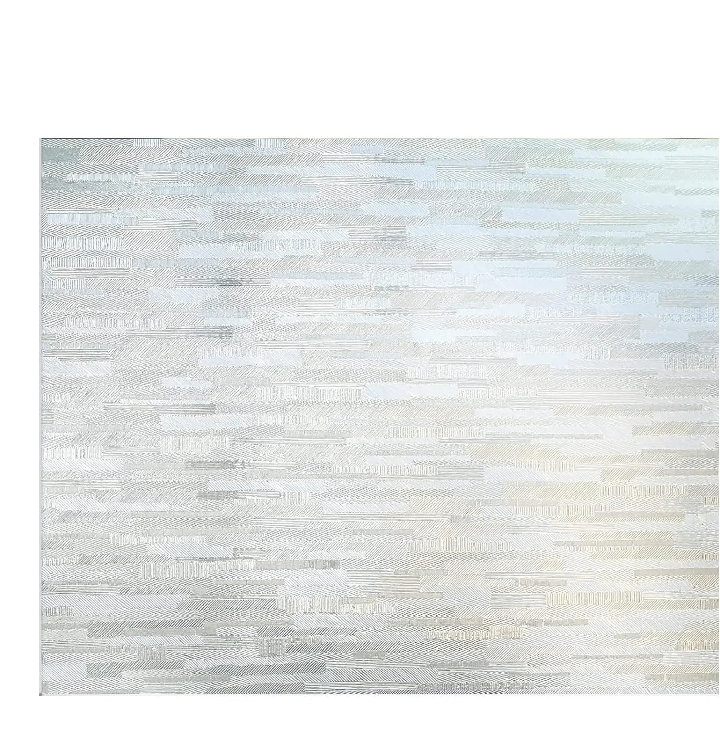 Window Film Privacy Window Privacy Film, Frosted Glass, No Glue Door Sun Blocking Translucent Cling(45x100 cm)