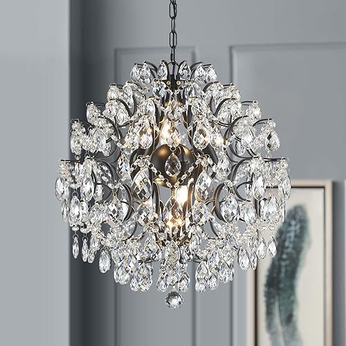 Vista 62 de Bestier - Lámpara colgante de cristal Cromado