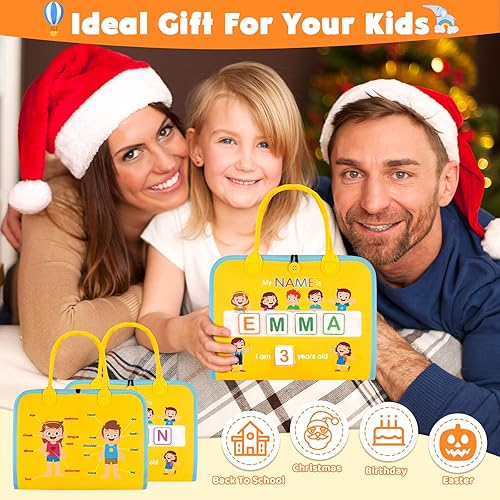 Miniatura 6 de OAKJAR Tablero de actividades, juguetes Montessori para niños pequeños, juguete sensorial para aprender habilidades motoras finas, tablero sensorial