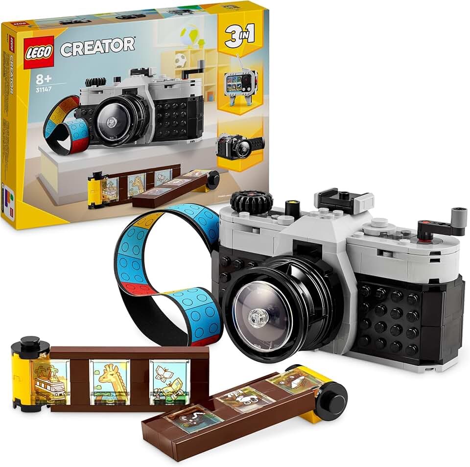 Creator 3in1 Retro Camera Toy to Video Camera to TV Set, Kid