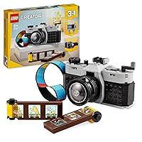 LEGO Creator 3in1 Retro Camera Toy to Video Camera to TV Set, Kids' Desk Decoration