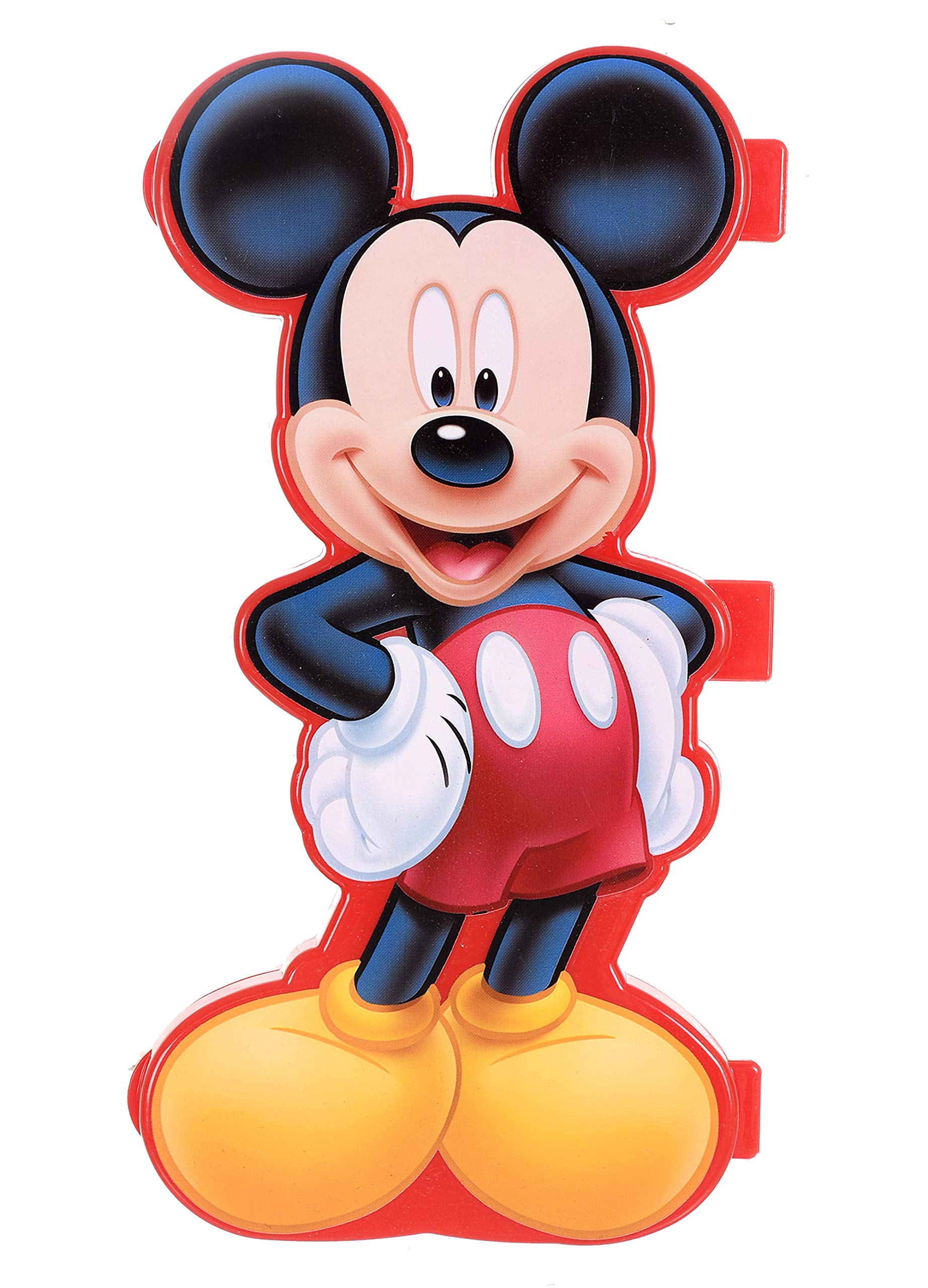 Kuber Industries Mickey Mouse Design Double Deck Durable Plastic Pencil Box, Small Plastic Pencil Case with Free Stationery (Red) (B08Z46P328) Amazon Price History, Amazon Price Tracker