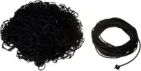 Kit Rede/Tela De Proteção Preta - 4,64M2