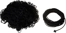Kit Rede/Tela De Proteção Preta - 4,64M2