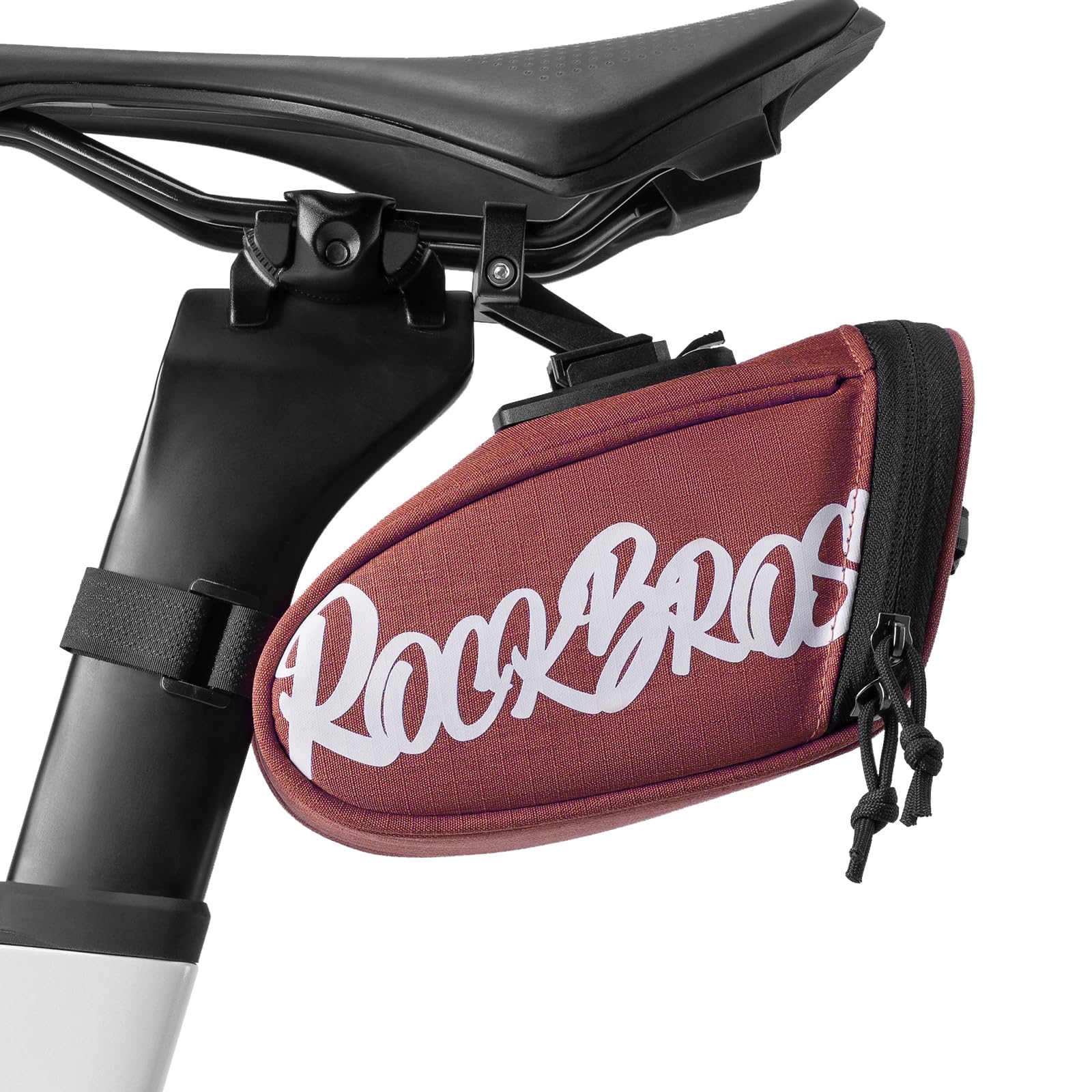 ROCKBROS Bicycle Saddle Bag Portable Saddle Bag for Road Mountain Gravel and Folding Bikes Bicycle Accessories Red
