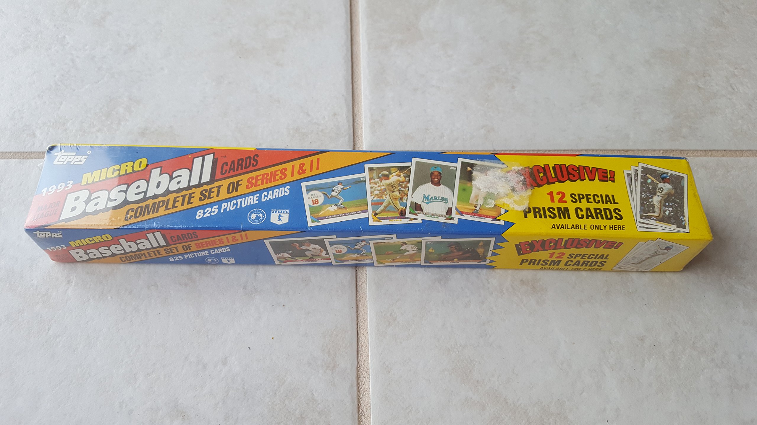 1993 Topps Micro Baseball Cards - Complete Set - Series I & II - With 12 Special Prism Cards