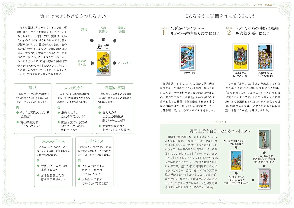 リーディングがもっと楽しくなる 78枚で占うタロット読み解き