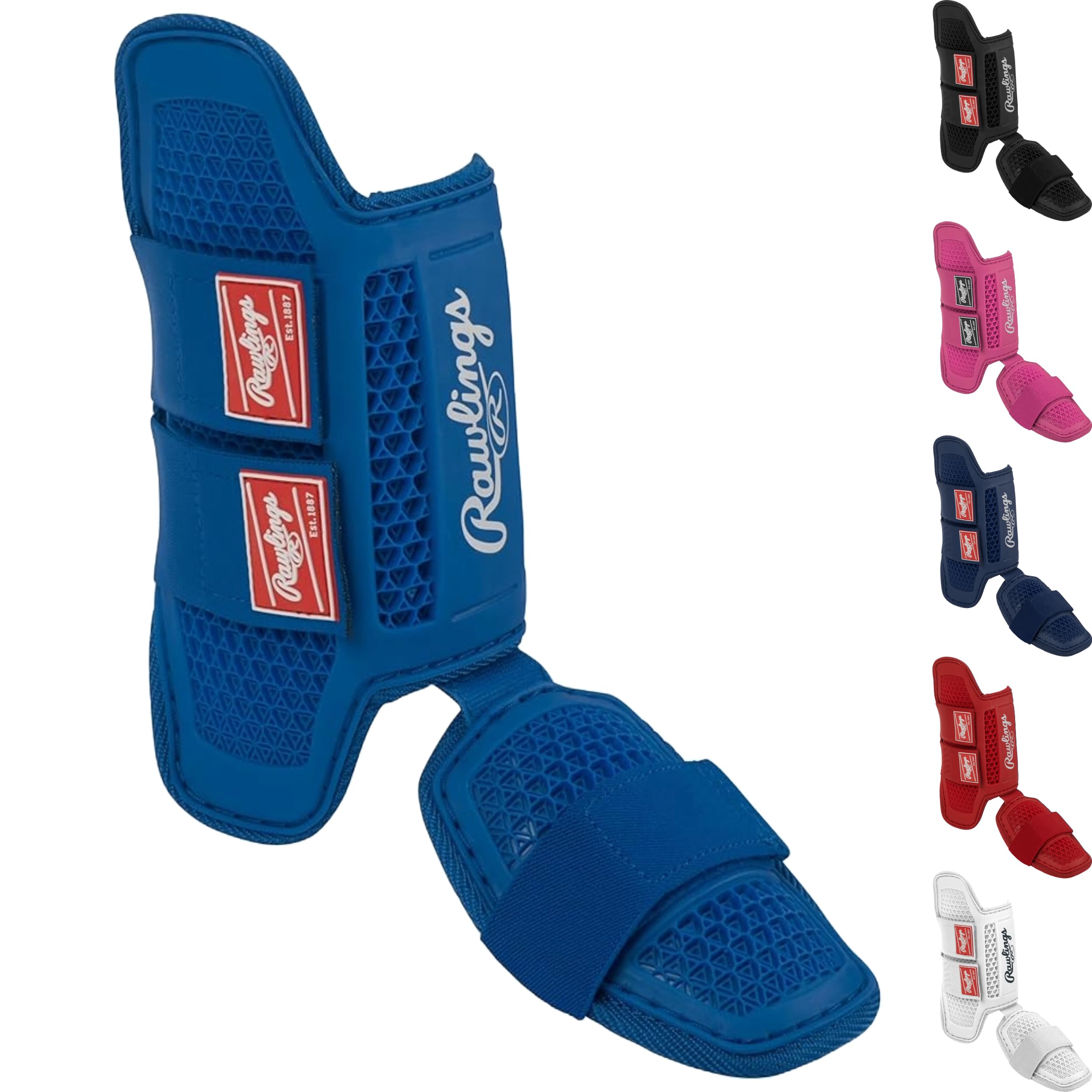 Rawlings | Batter's Leg Guard | Baseball / Softball | Small &amp; Large Sizes | Multiple Colors