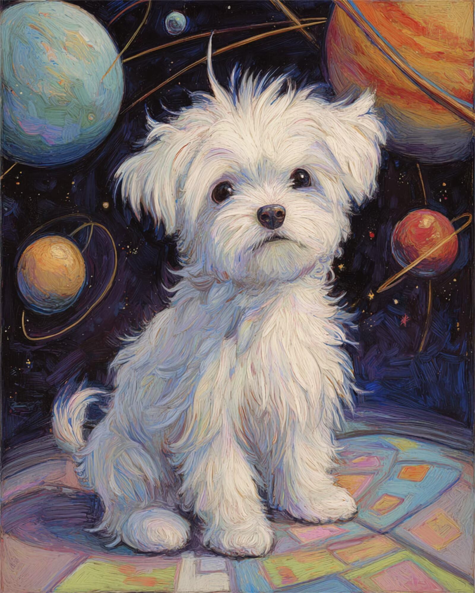Puzzle 2000 sztuk kosmicznego psa, puzzle dla dorosłych 2000 elementów, stymulujące łamigłówki, gry logiczne dla całej rodziny, prezent dla miłości i przyjaciela 100 x 70 cm