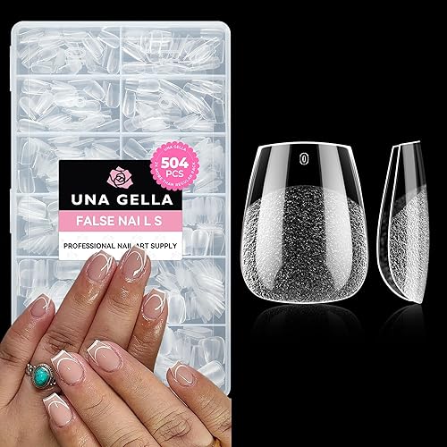 Miniatura 8 de UNA GELLA Puntas de uñas de gel suave, gel de pegamento sólido para uñas, gel de pegamento de uñas de 1.4 fl oz, necesita secado por lámpara,