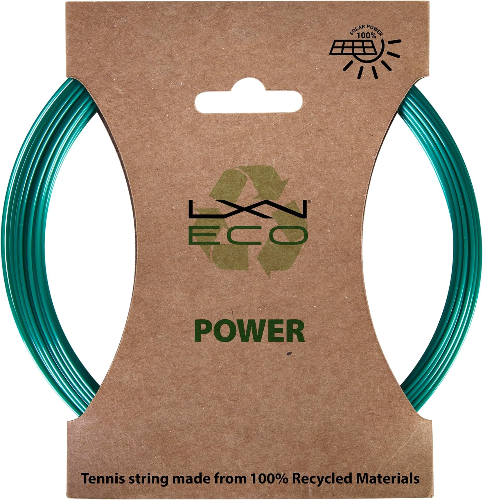 Eco Power Tennis String - Teal, Set and 200m Reel